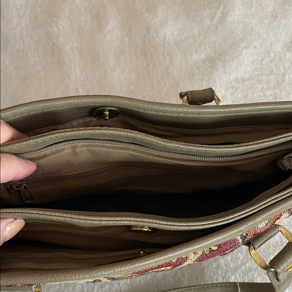 Classy Vintage Look NWT Floral Brocade Purse - Picture 7 of 15